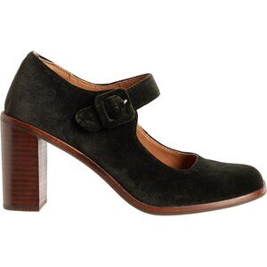 NEW Sofft Shauna Mary Jane Heels - Suede in moss For Women 825 4s2